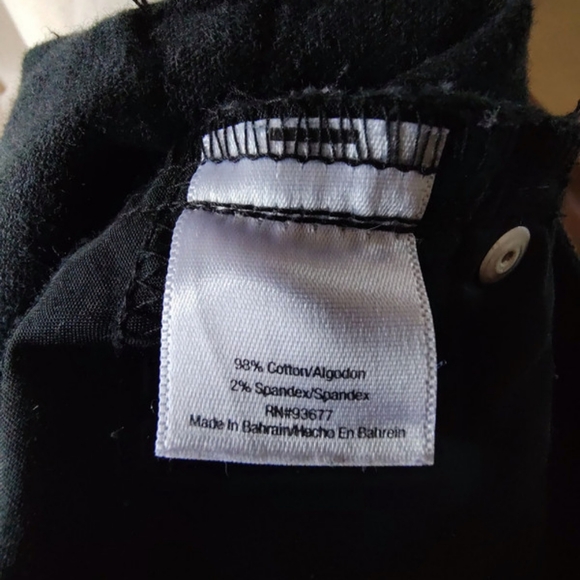 Black Corderoy Jeans Not Faded Like New Boot Cut Size 8 - Picture 5 of 6